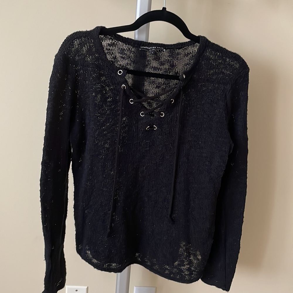 Generation Love black knitted top, size S